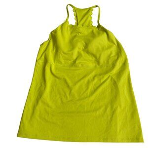Fila sport tank top racerback sz large green activewear workout workwear gym